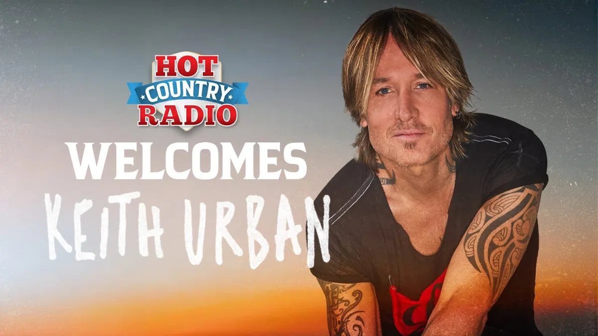 Keith Urban Visits Hot Country Radio
